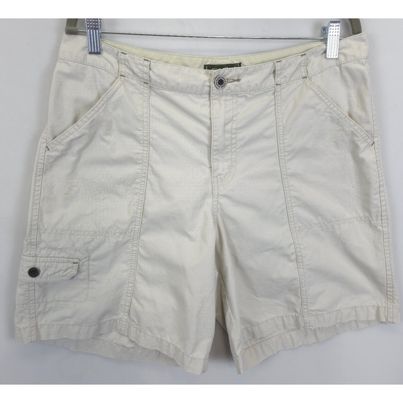 Eddie Bauer Chino Shorts Bundle of 3 Cotton Pockets Women 12 Outdoors Causal - Picture 2 of 11